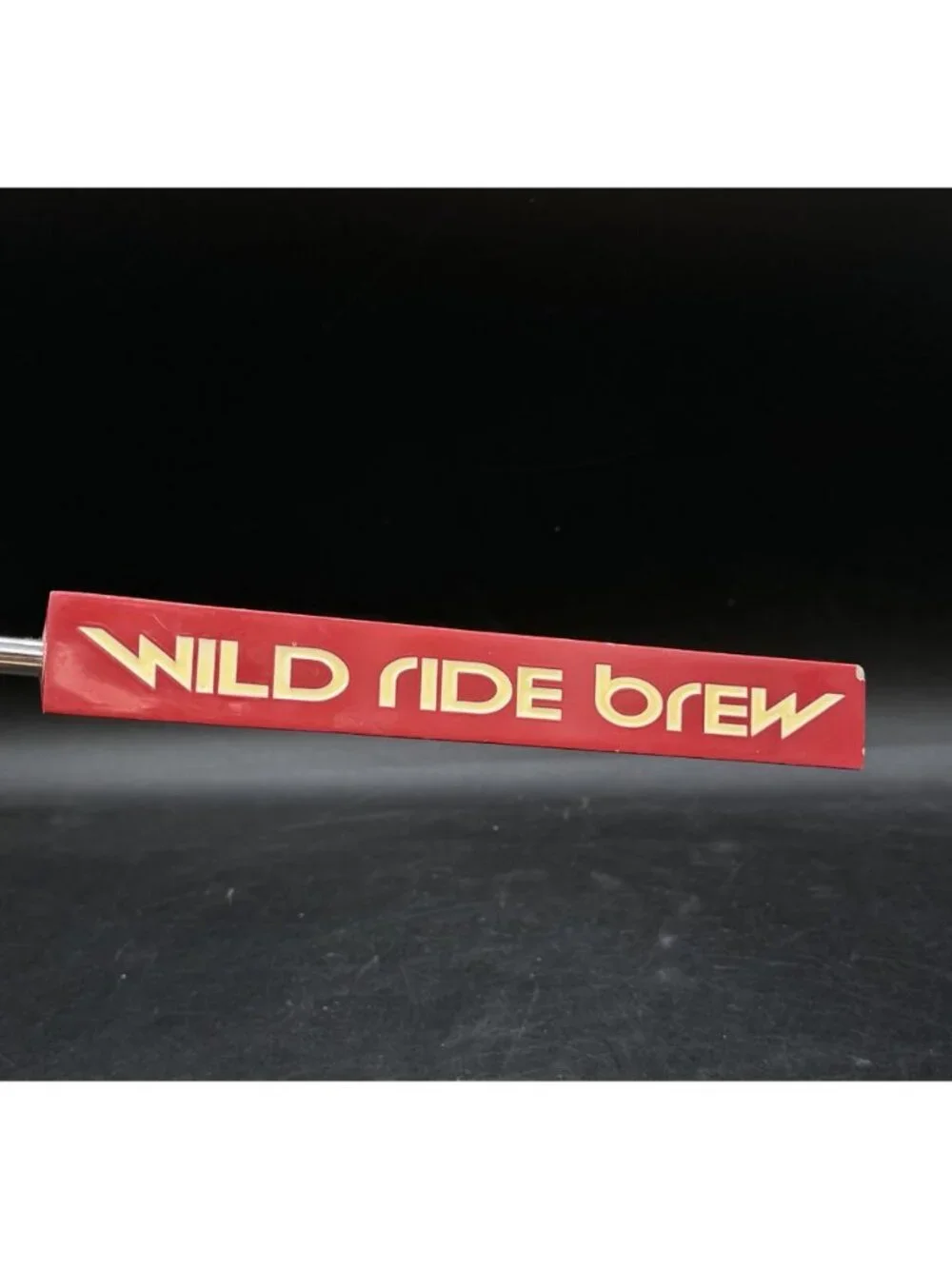 Wild Ride Brewing Nut Crusher Peanut Butter Porter Beer Tap Handle Knob 11